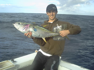 ANGLER: Phil Parkison SPECIES: Yellowfin Tuna WEIGHT: Est. 5-10 Kg