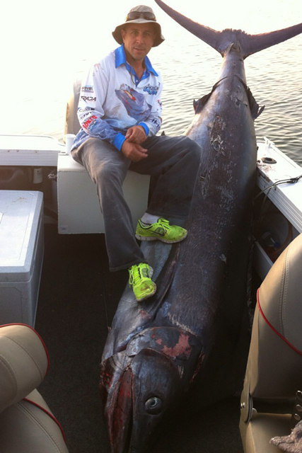 Danny Gerbasi's 284Kg Blue Marlin. JB Lures, Evil Dingo.