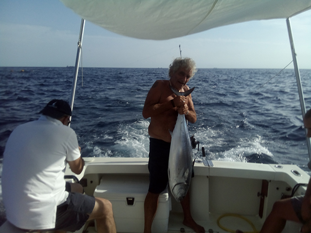 ANGLER: Austin Psaila SPECIES: Kawa Kawa (also known as Mackerel Tuna and Little Tunny) WEIGHT: 17.5kg LURE: 8" JB Lures Little Dingo.