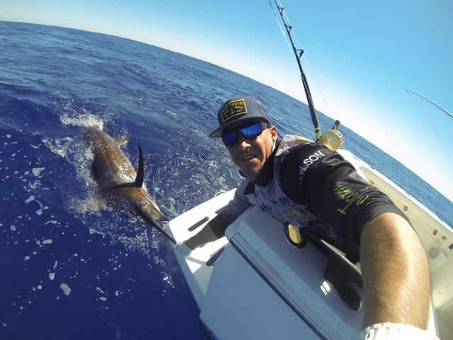 ANGLER: Steve Ward SPECIES: Blue Marlin
WEIGHT: Est. 150kg LURE: JB Lures 14" Big Chook.
