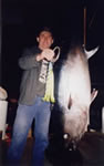 Martin Shaliapin's 75 Kg Southern Bluefin Tuna caught using a “Slimy” “Cur” lure. Boat - Juzrah.