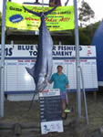 ANGLER: Maria Carnevale. SPECIES: Blue Marlin. WEIGHT: 149.4 Kg.