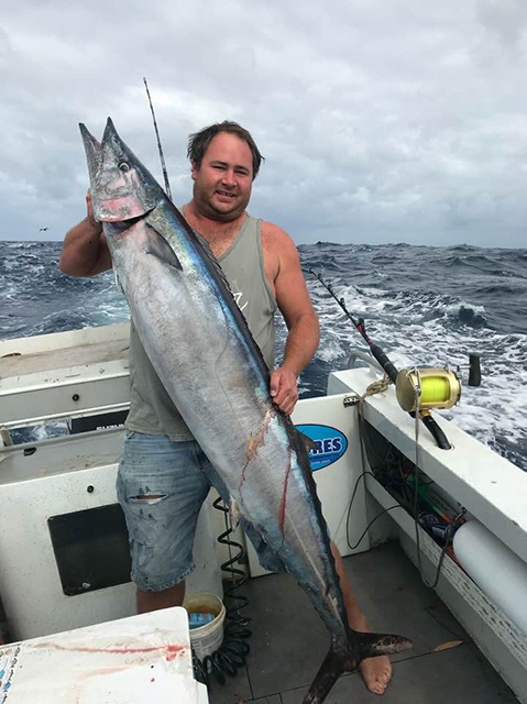 ANGLER: Dean Schutz SPECIES: Wahoo WEIGHT: 37kg LURE: 10" JB Dingo.